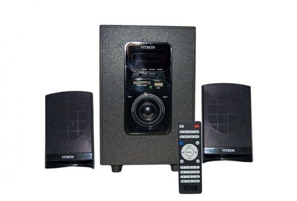 Vitron 2.1 Channel Speaker System with Bluetooth Black, 8800W P.M.P.O V202BT